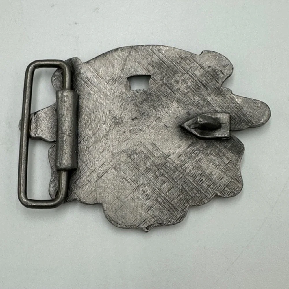 Harley Davidson Eagle Made in USA‎ Belt Buckle Vintage Pewter Moto